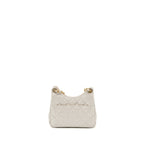 CHANEL 23B SMALL HOBO BAG SHINY CALFSKIN WHITE BRUSHED GHW(MICROCHIP)