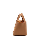 HERMES PICOTIN18 LOCK BAG CLEMENCE GOLD GHW