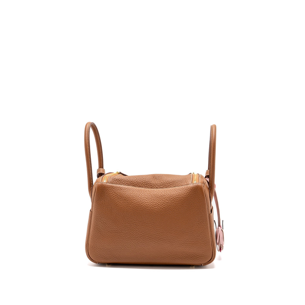 Hermes lindy 26 clemence gold with GHW