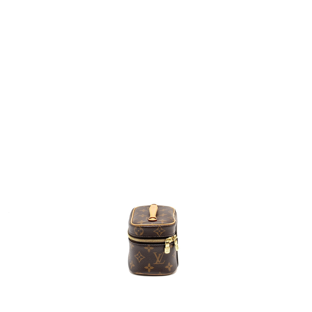 LOUIS VUITTON NICE NANO MONOGRAM CANVAS GHW