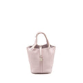 Hermes Picotin 18 Lock Bag Clemence Mauve Pale SHW