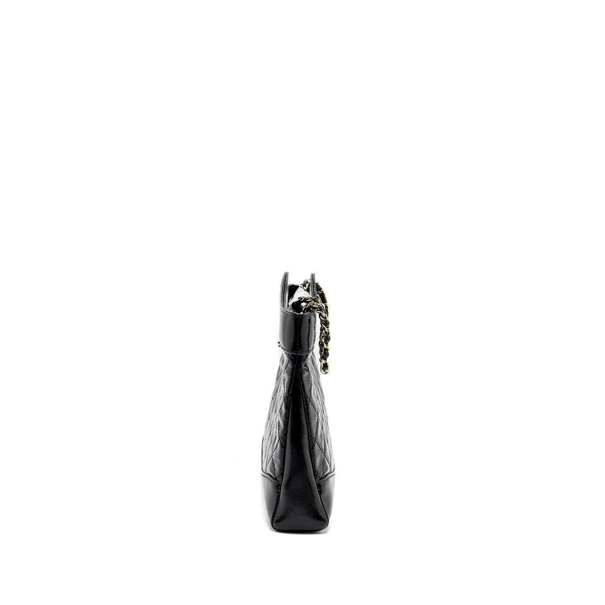 CHANEL 23C MINI 31 BAG SHINY CALFSKIN BLACK LGHW (MICROCHIP)