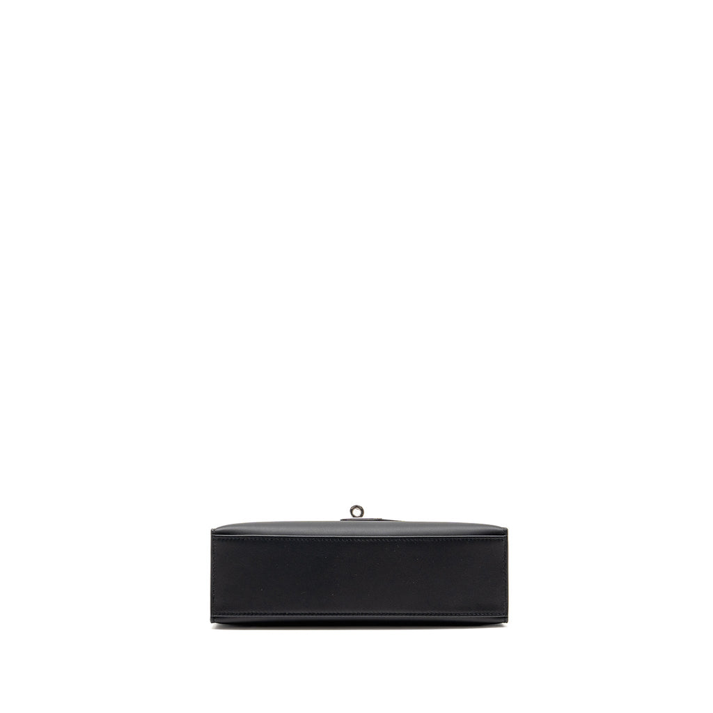 HERMES KELLY POCHETTE SWIFT BLACK SHW