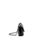 CHANEL SMALL 2.55 REISSUE FLAP BAG AGED CALFSKIN BLACK RUTHENIUM HARDWARE(MICROCHIP)