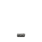 DIOR SADDLE FLAP CARD HOLDER OBLIQUE CANVAS BLUE GHW