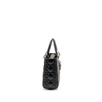 DIOR MY ABCDIOR SMALL LADY DIOR LAMBSKIN BLACK LGHW