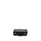 CHANEL CLASSIC MINI RECTANGULAR FLAP BAG LAMBSKIN BLACK LGHW (MICROCHIP)
