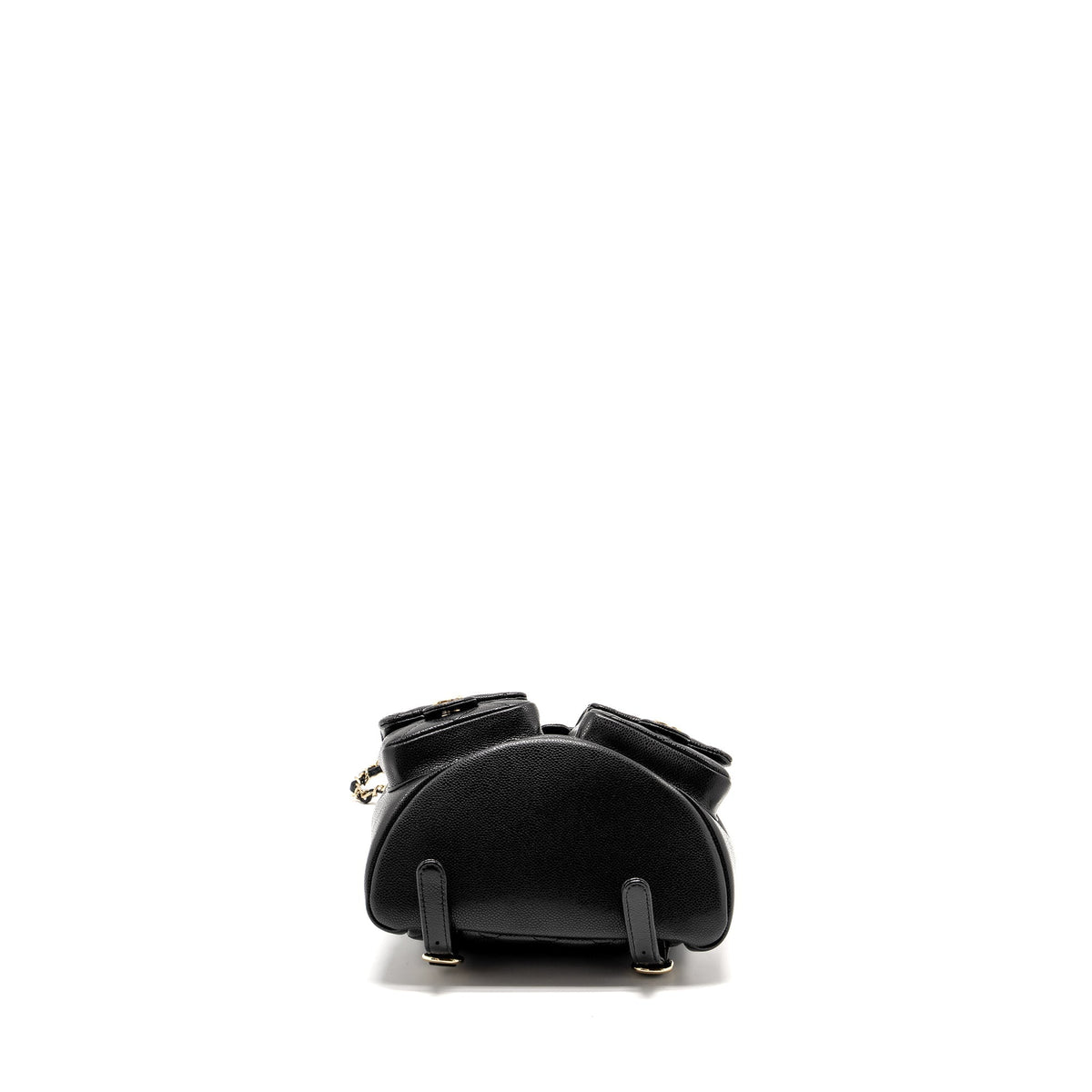 CHANEL TRIPLE PACK DUMA BACKPACK CAVIAR BLACK LGHW (MICROCHIP)