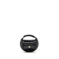 CHANEL 23B ROUND CLUTCH CAVIAR BLACK LGHW (MICROCHIP)