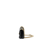 CHANEL MINI 2.55 REISSUE FLAP BAG AGED CALFSKIN BLACK GHW