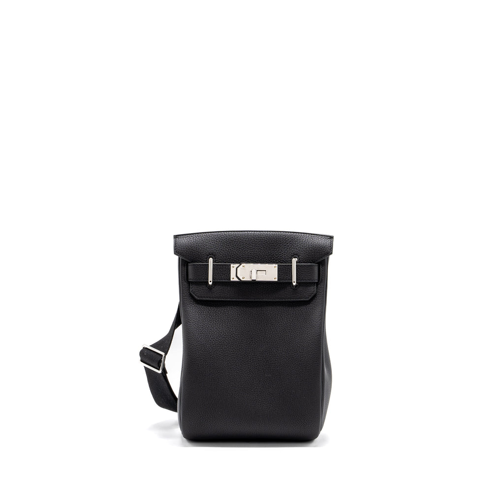 Hermes Hac A Dos PM togo black SHW