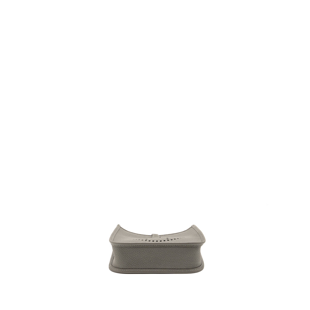 Hermes Mini Evelyne Clemence Gris Meyer GHW