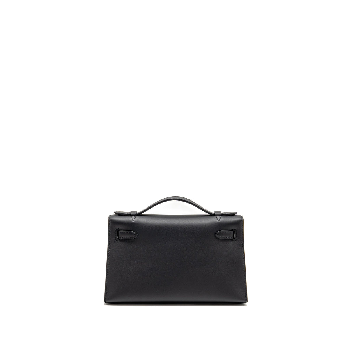 HERMES KELLY POCHETTE SWIFT BLACK SHW