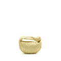 BOTTEGA VENETA MINI JODIE LEATHER LIGHT YELLOW SHW