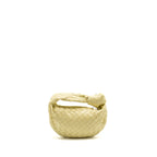BOTTEGA VENETA MINI JODIE LEATHER LIGHT YELLOW SHW