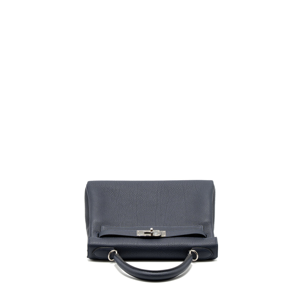 Hermes Kelly 28 Togo Blue Nuit SHW