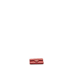 CHANEL FLAP CARD HOLDER LAMBSKIN RED SHW