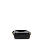 CHANEL SMALL GABRIELLE HOBO BAG WITH TOP HANDLE CROC-EMBOSSED CALFSKIN BLACK MULTICOLOUR HARDWARE