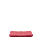 CHANEL LARGE BOY O CASE ZIP POUCH CAVIAR PINK LGHW