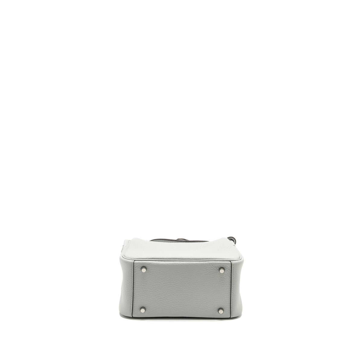 Hermes Mini Lindy Clemence Blue Pale SHW