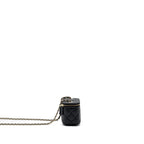 CHANEL MINI VANITY CASE CAVIAR BLACK LGHW