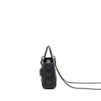 DIOR MINI LADY DIOR CALFSKIN SO BLACK