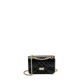 CHANEL MINI 2.55 REISSUE FLAP BAG AGED CALFSKIN BLACK GHW