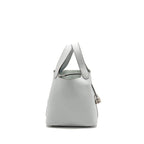 HERMES PICOTIN 18 LOCK BAG CLEMENCE BLUE PALE SHW