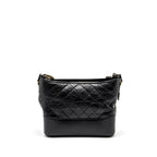 CHANEL LARGE GABRIELLE HOBO BAG CALFSKIN BLACK MULTICOLOR HARDWARE