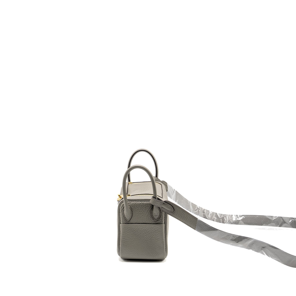 HERMES MINI LINDY CLEMENCE GRIS MEYER GHW