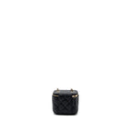 CHANEL MINI VANITY CASE CAVIAR BLACK LGHW