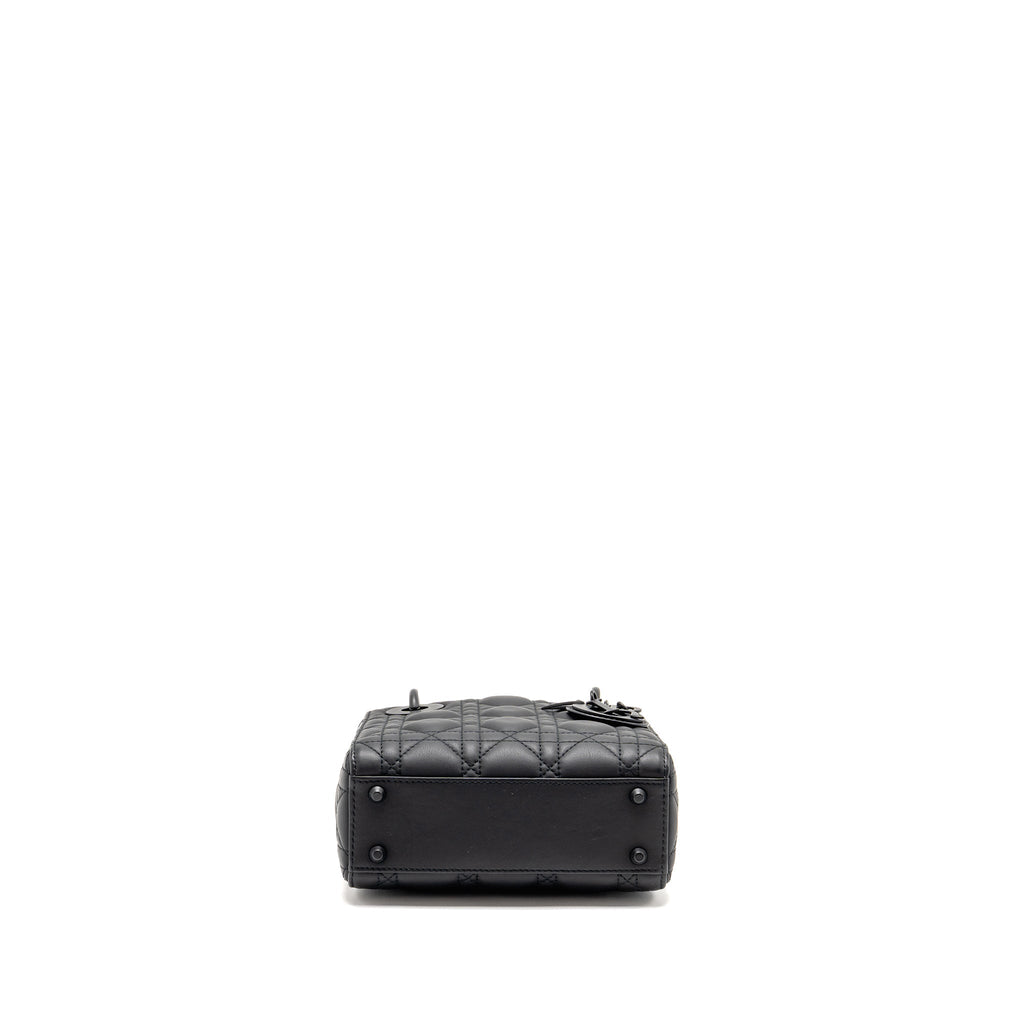 DIOR MINI LADY DIOR CALFSKIN SO BLACK