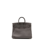 HERMES BIRKIN 25 TOGO GRIS ETAIN GHW