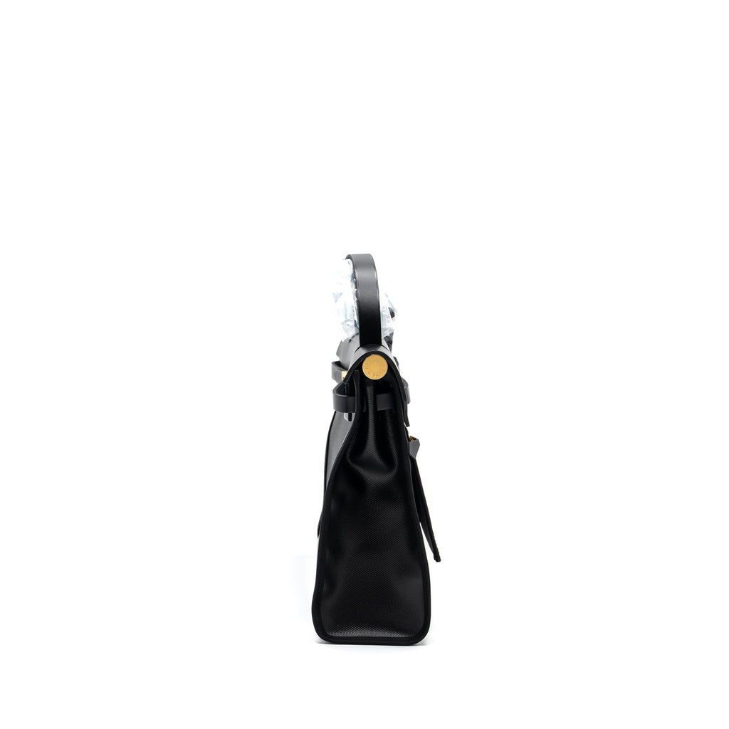 HERMES HERBAG 31 BERLINE/VACHE HUNTER BLACK GHW