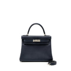 Hermes Kelly 28 Togo Blue Nuit SHW