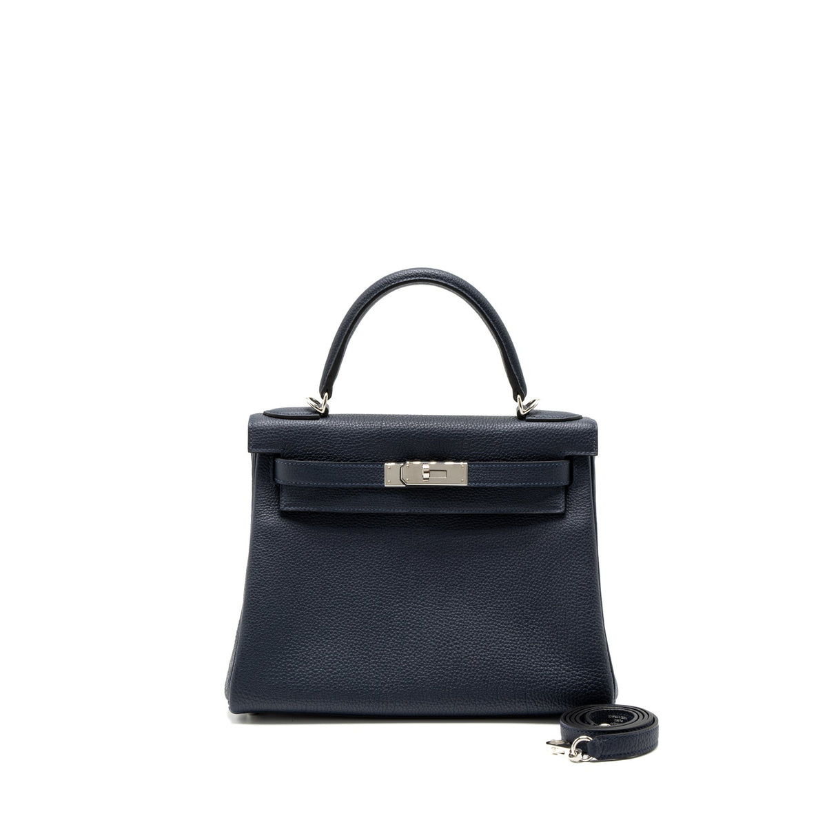 Hermes Kelly 28 Togo Blue Nuit SHW