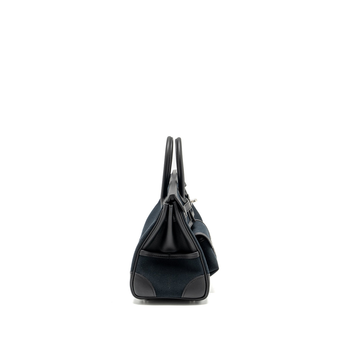 HERMES BIRKIN 25 CARGO TOILE GEOLAND/SWIFT BLACK SHW