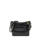CHANEL LARGE GABRIELLE HOBO BAG CALFSKIN BLACK MULTICOLOR HARDWARE