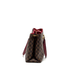 LOUIS VUITTON TOP HANDLE CROSSBODY BAG DAMIER EBENE GHW