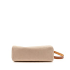 HERMES HERBAG 31 ZIP BAG CANVAS/VACHE HUNTER ECRU-BEIGE/FAUVE GHW