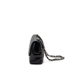 CHANEL CLASSIC JUMBO SINGLE FLAP BAG LAMBSKIN BLACK SHW