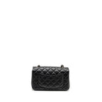 CHANEL MINI RECTANGULAR FLAP BAG CAVIAR BLACK SHW
