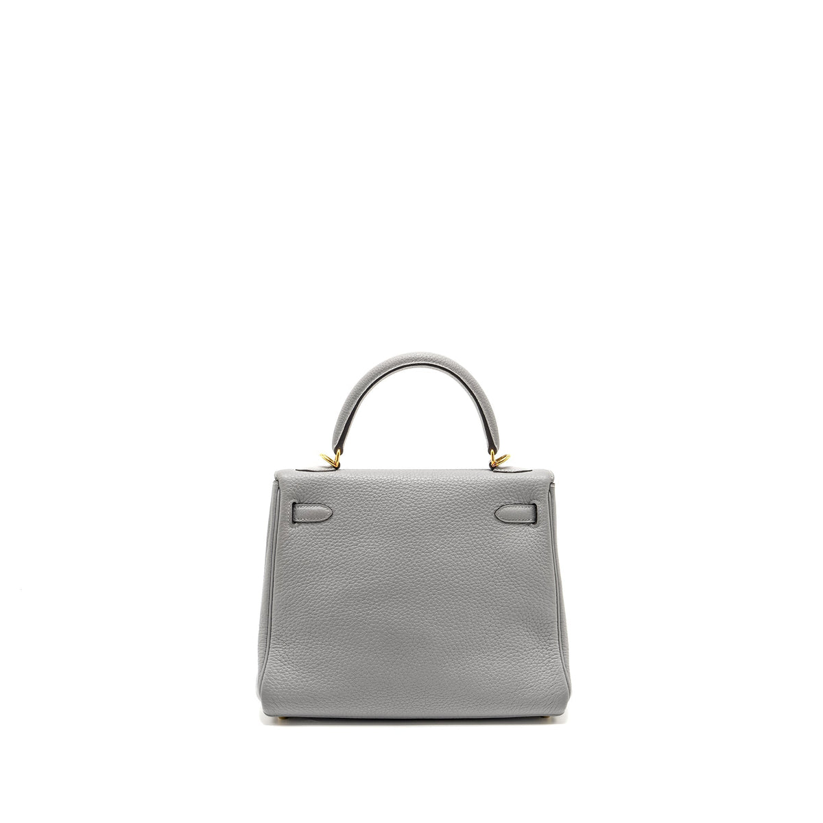 Hermes Kelly 25 Togo Gris Mouette GHW