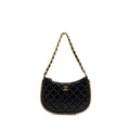 CHANEL 23B HOBO SHOULDER BAG LAMBSKIN BLACK BRUSHED GHW(MICROCHIP)