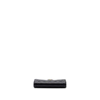 CHANEL CLASSIC FLAP WALLET GRAINED CALFSKIN BLACK GHW