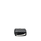 CHANEL MINI SQUARE FLAP BAG LAMBSKIN BLACK SHW (MICROCHIP)