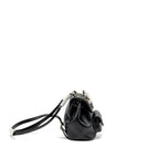 CHANEL 24P MINI DUMA BACKPACK CALFSKIN BLACK LGHW (MICROCHIP)