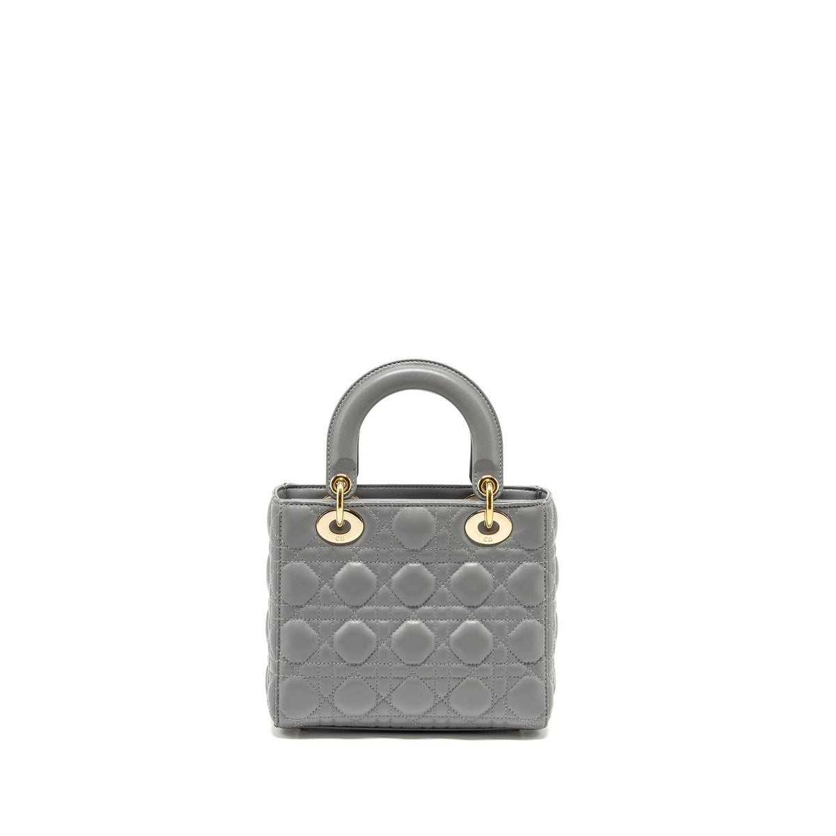 DIOR MY ABC SMALL LADY DIOR LAMBSKIN GREY LGHW