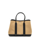 Hermes Garden Party 30 Canvas/Negonda Leather Trench/Black SHW