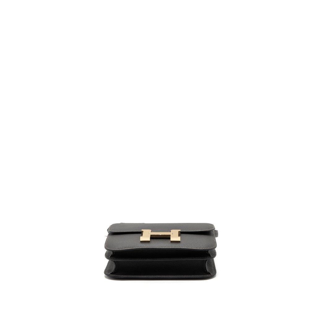 Hermes mini constance epsom graphite LGHW (New Version)